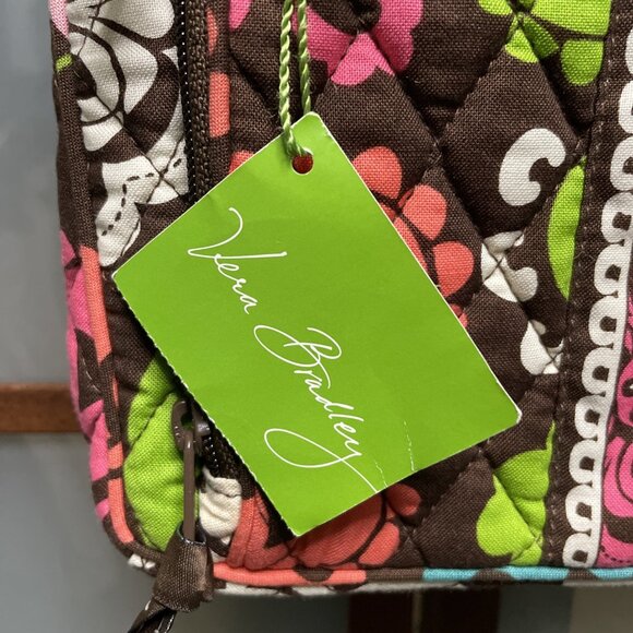 Vera Bradley Little Hipster Lola 2013 Retired Print Crossbody Shoulder Bag Purse - Picture 9 of 10